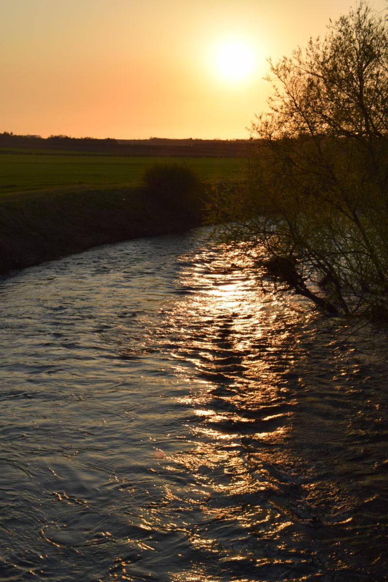 Sunset at Stafford Bridge The River Ouse, Stafford Bridge