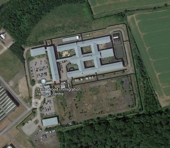 Yarls Wood Aerial View