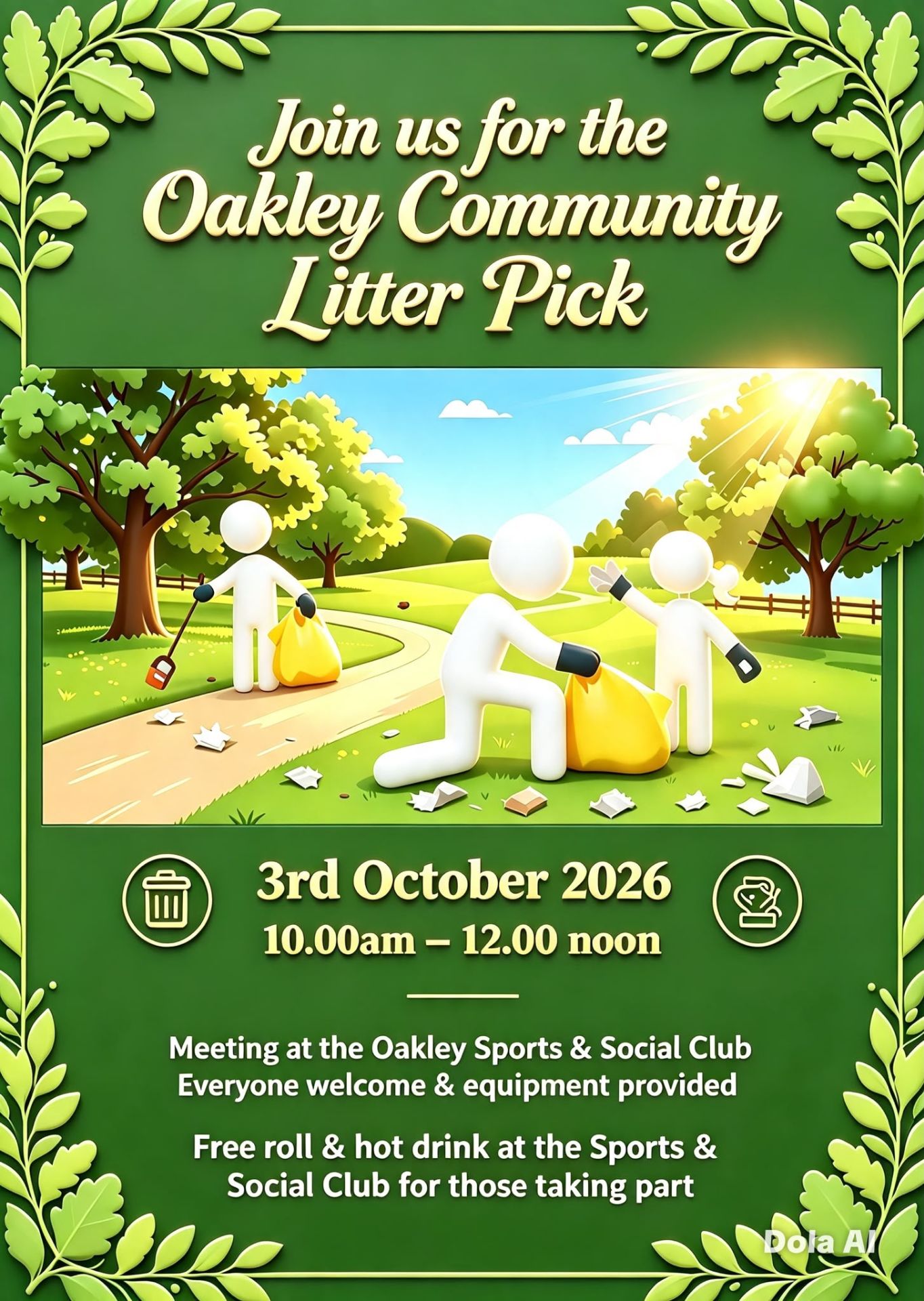 Community Litter Pick Poster